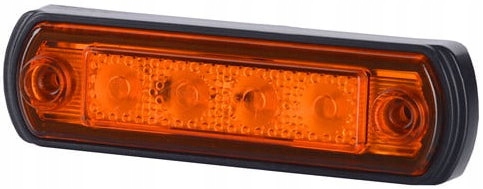 

Lampa obrysowa podstawa gumowa na rurę Pomarańcz