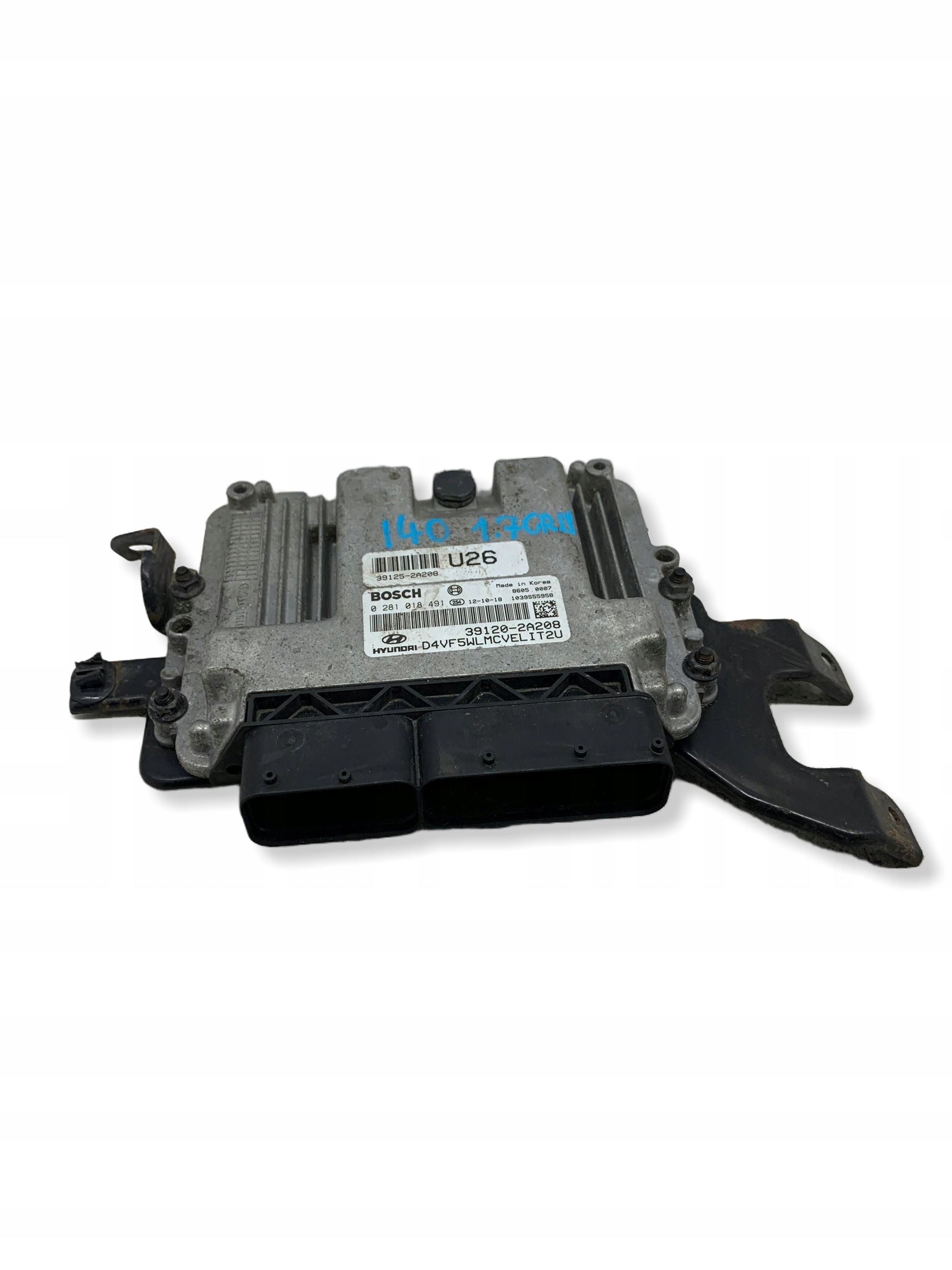 control unit computer of the engine 39120-2A208 HYUNDAI I40 (2011-2014) 1.7 CRDI