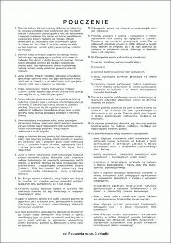 DRUK DZIENNIK BUDOWY ROZBIÓRKI MONTAŻU A4 60 kart. 30 kpl. samokopia A4 Kod producenta Pb-51 a/s