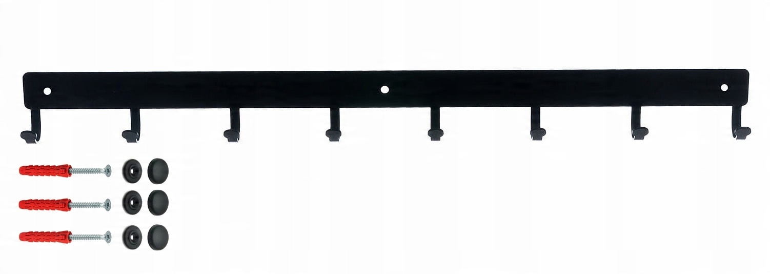 

Wieszak ścienny ubrania 8x uchwyt metal Loft 60cm