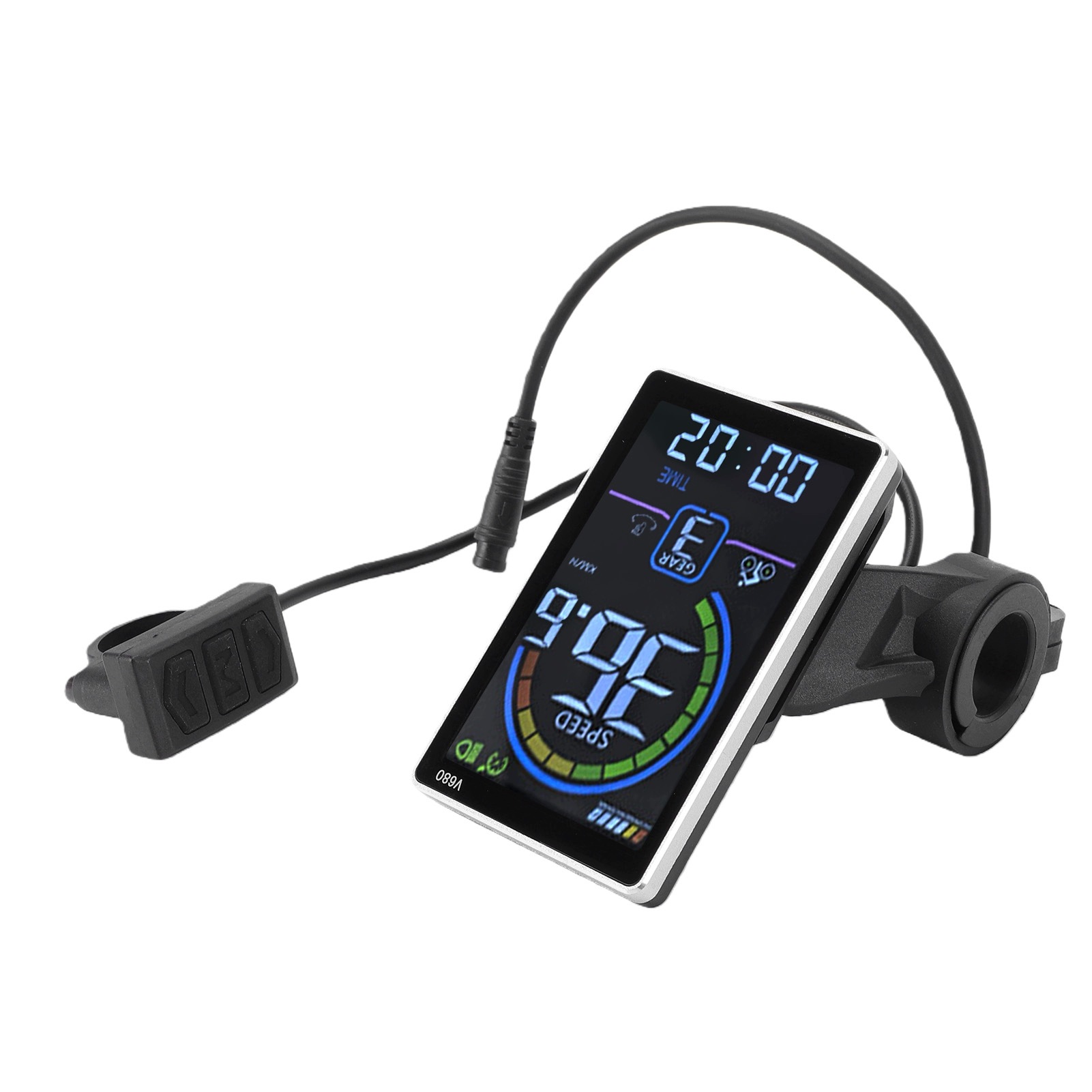 Wyświetlacz LCD do roweru elektrycznego 6-pinowy panel wyświetlacza CL