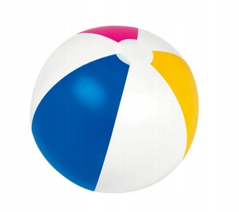 Kolorowa piłka plażowa dmuchana 40 cm