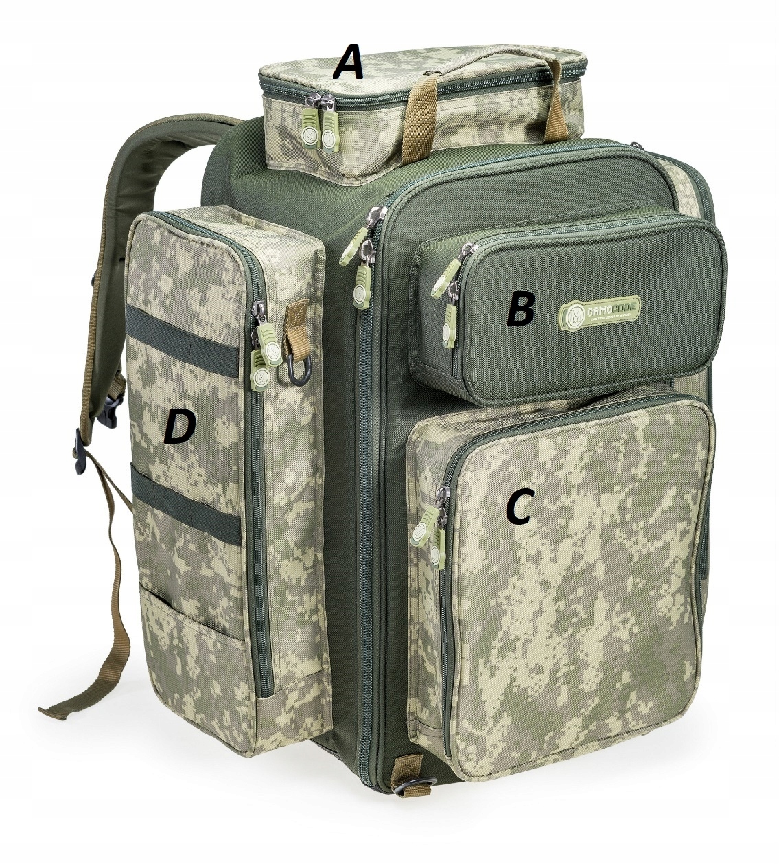 Mivardi Plecak wędkarskie Bagpack Camocode Cube XL M-bpcccxl