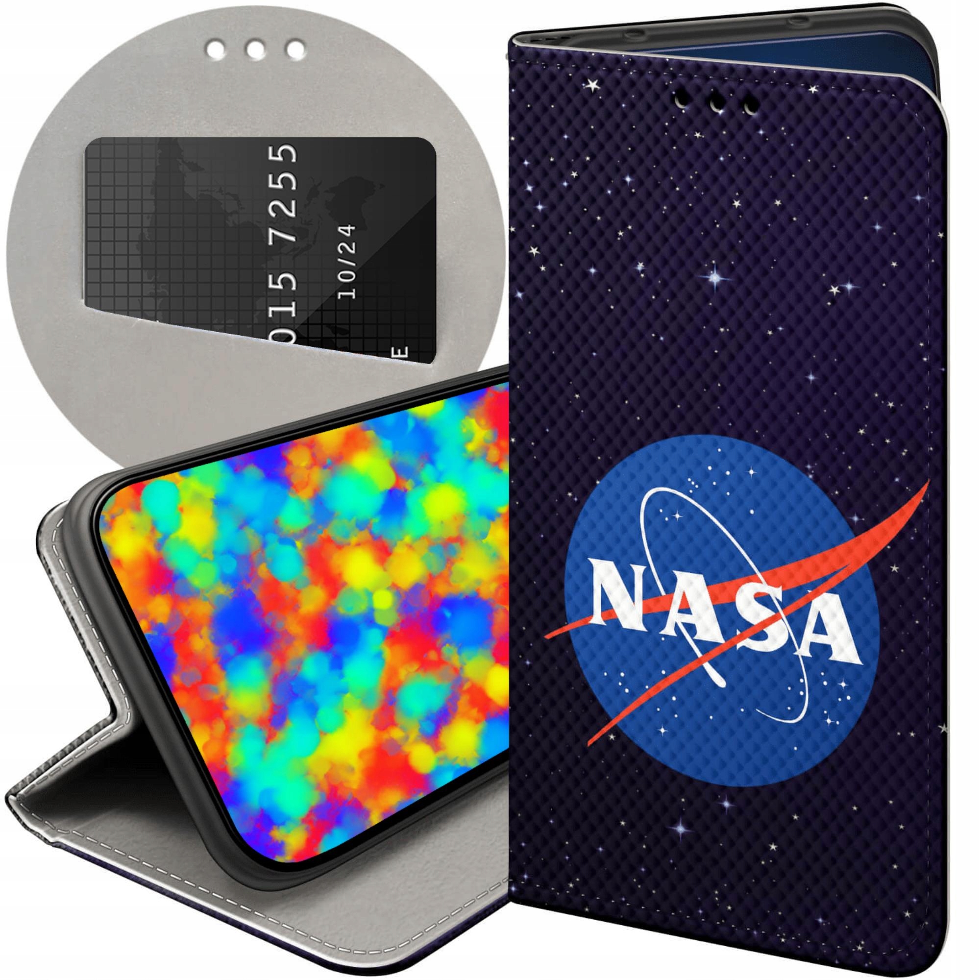 Etui Z Klapką Do Samsung Galaxy S24 Fe Nasa Kosmos Astronomia Gwiazdy