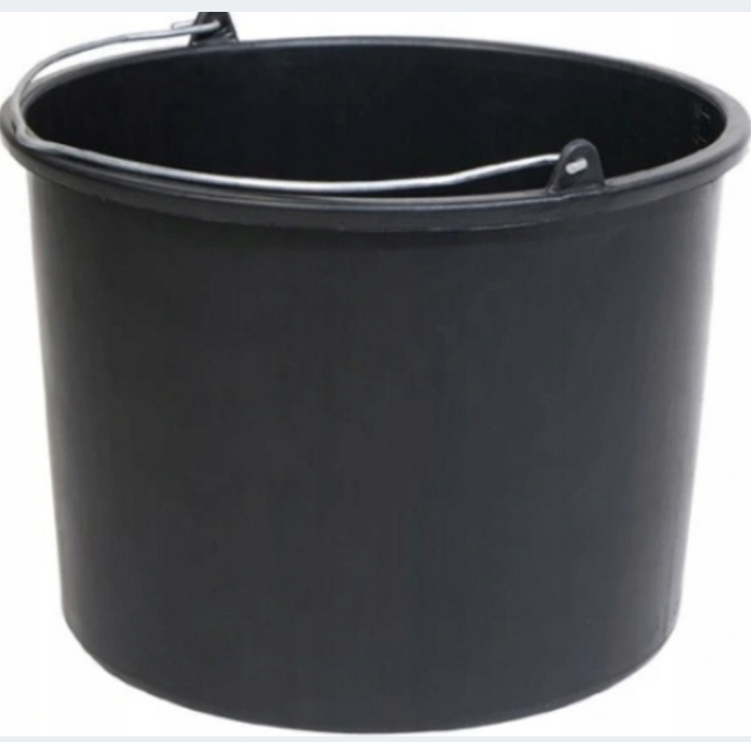 

Wiadro budowlane gospodarcze czarne 20l