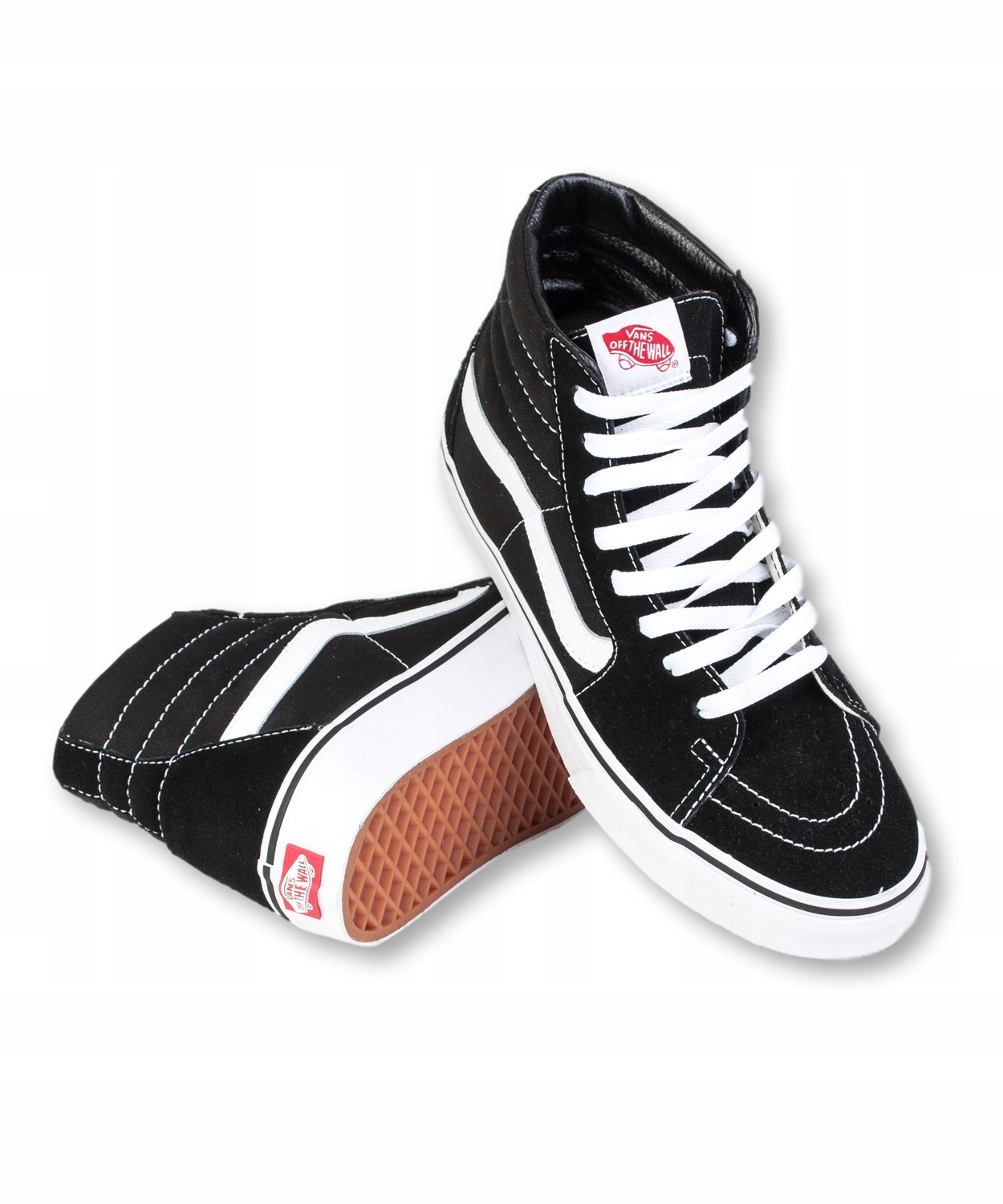 

Buty Vans U SK8-HI V00D5IB8C Black/Black/White 5