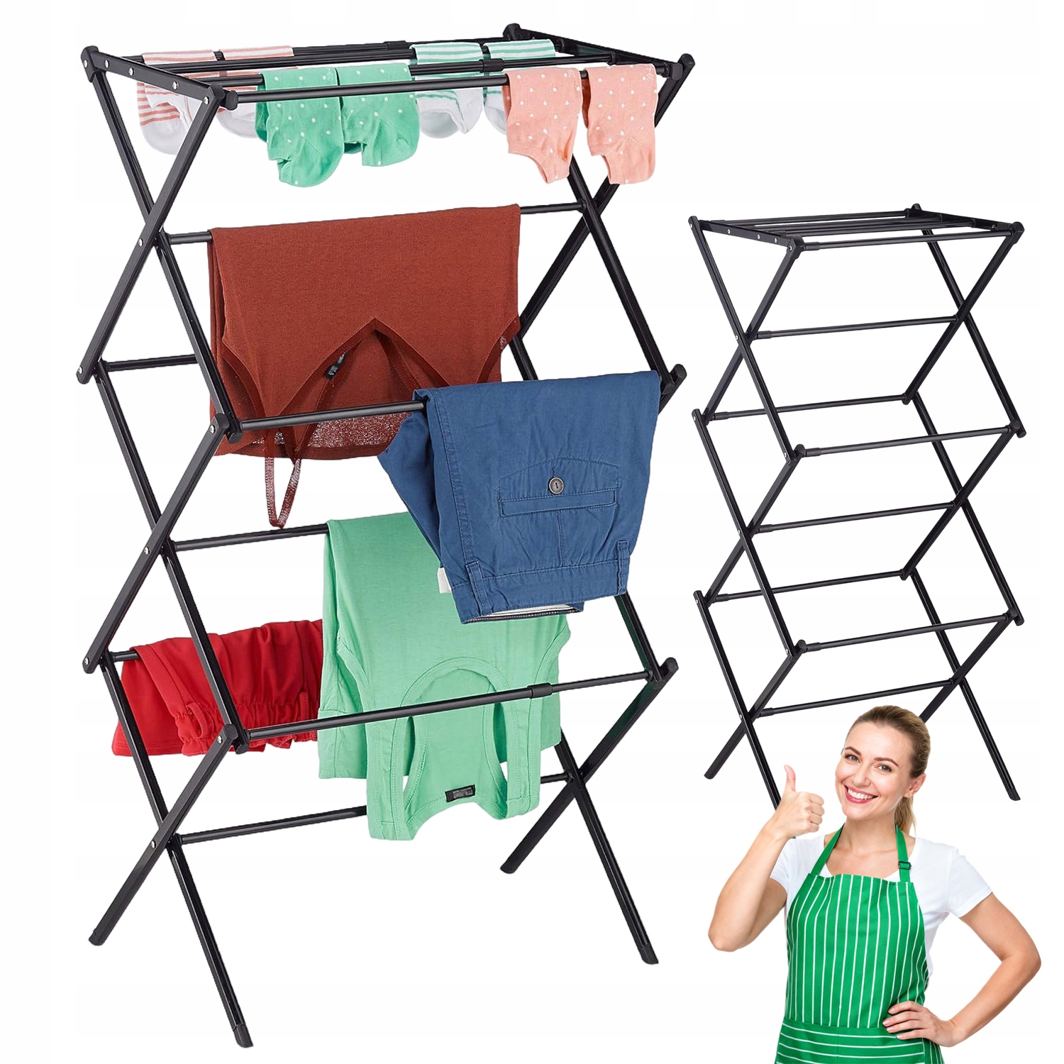 Sušák Na Prádlo Skládací, Výsuvná, Úspora Místa, Praktická
