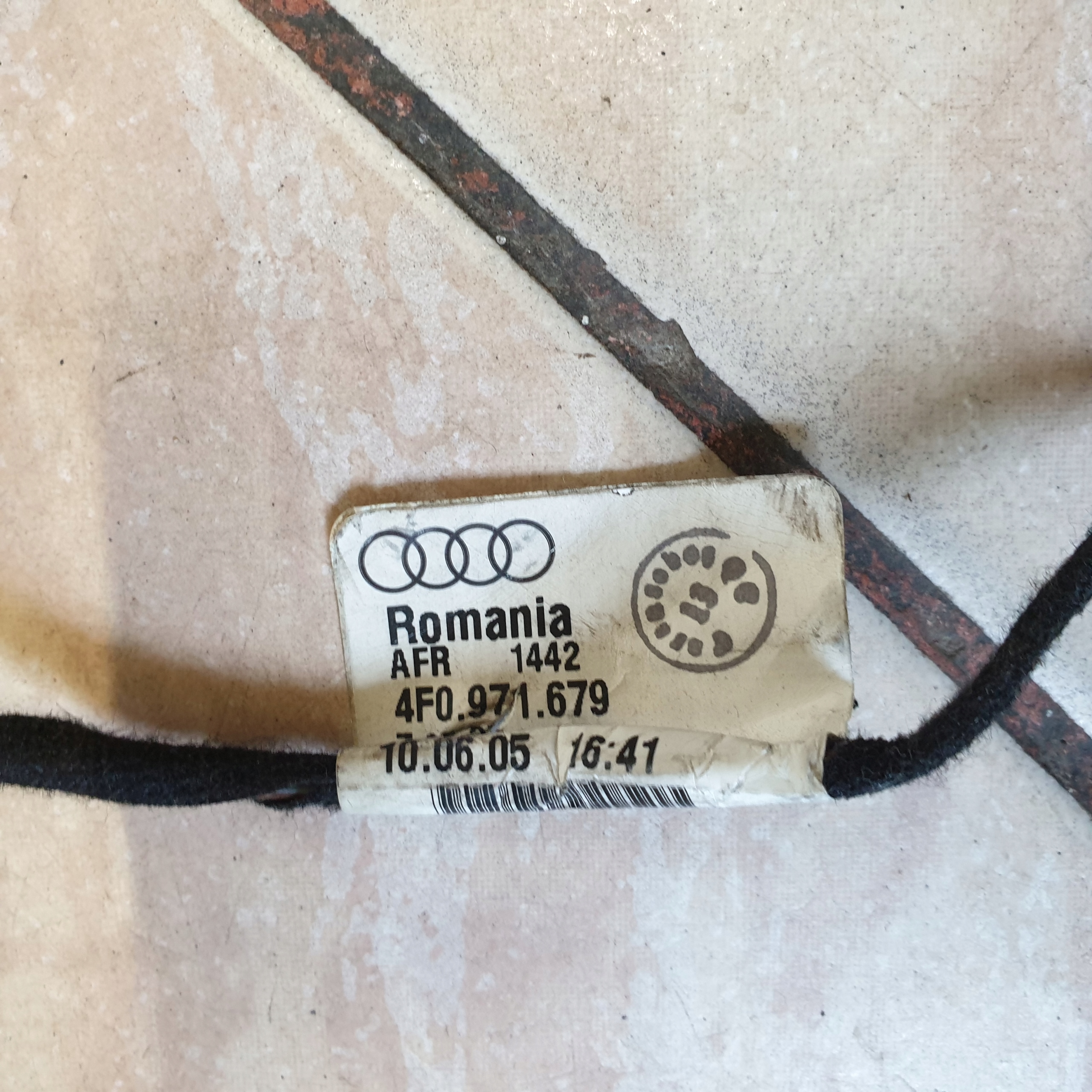 bundle wiring OSWIETLENIE passenger compartments AUDI A6 C6 4F OE EU