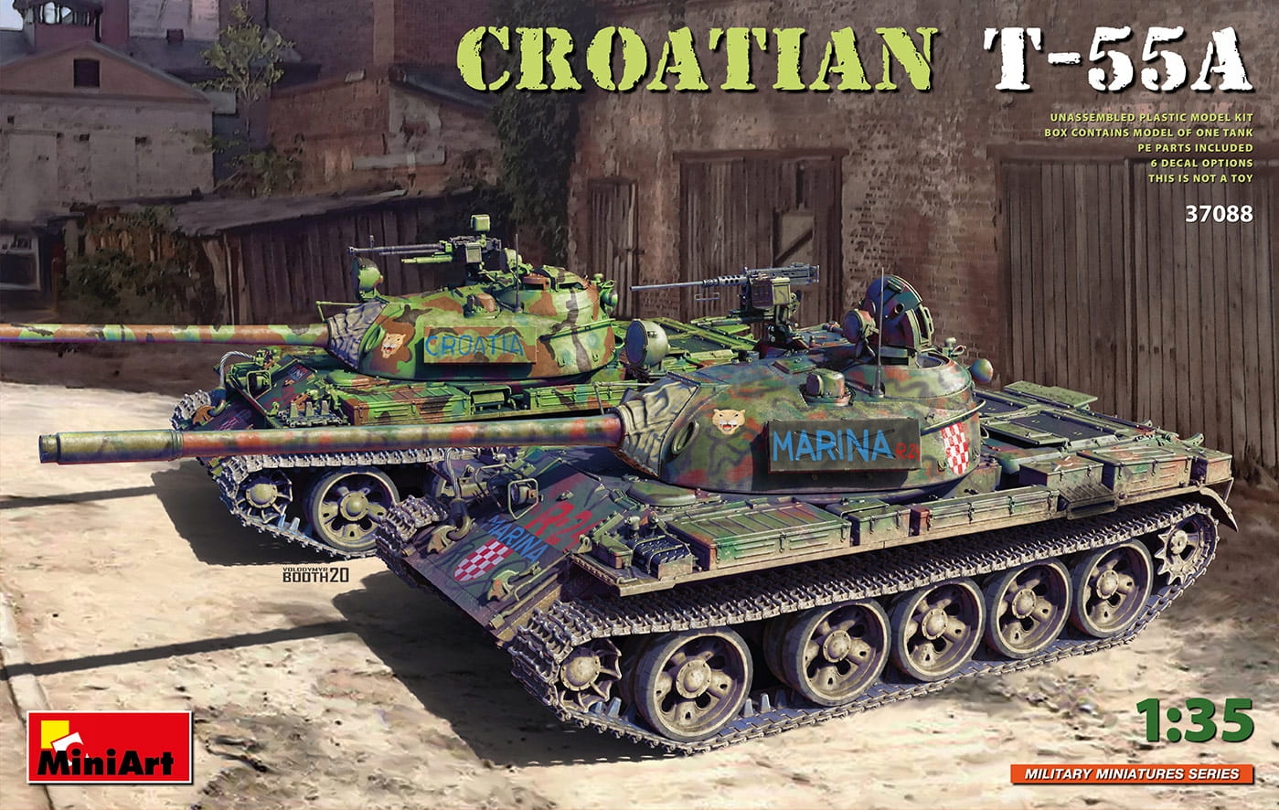 Chorvatský T-55a 1:35 MiniArt 37088