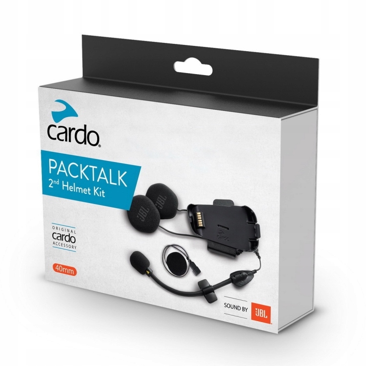 Cardo Packtalk Bold audio sada Jbl pre druhú helmu