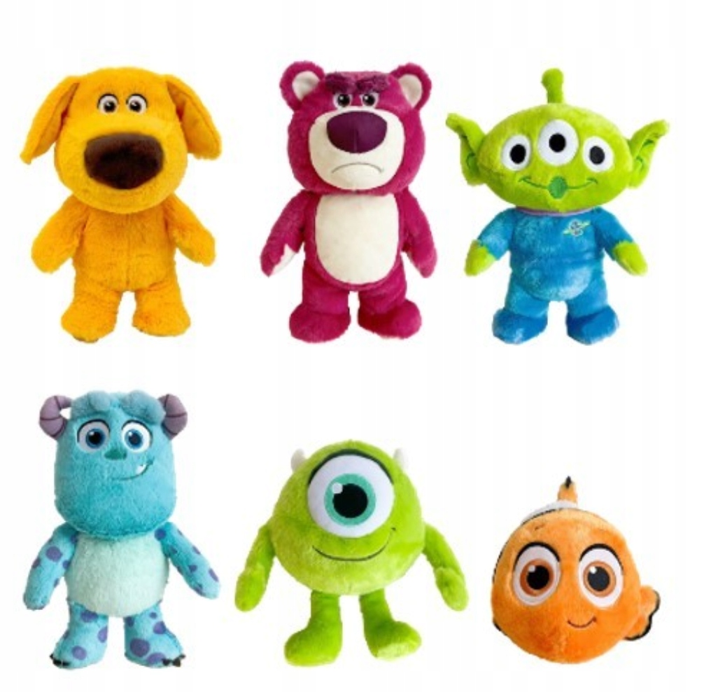 Simba Toys Pixar Sada 6 plyšových hraček 25 cm