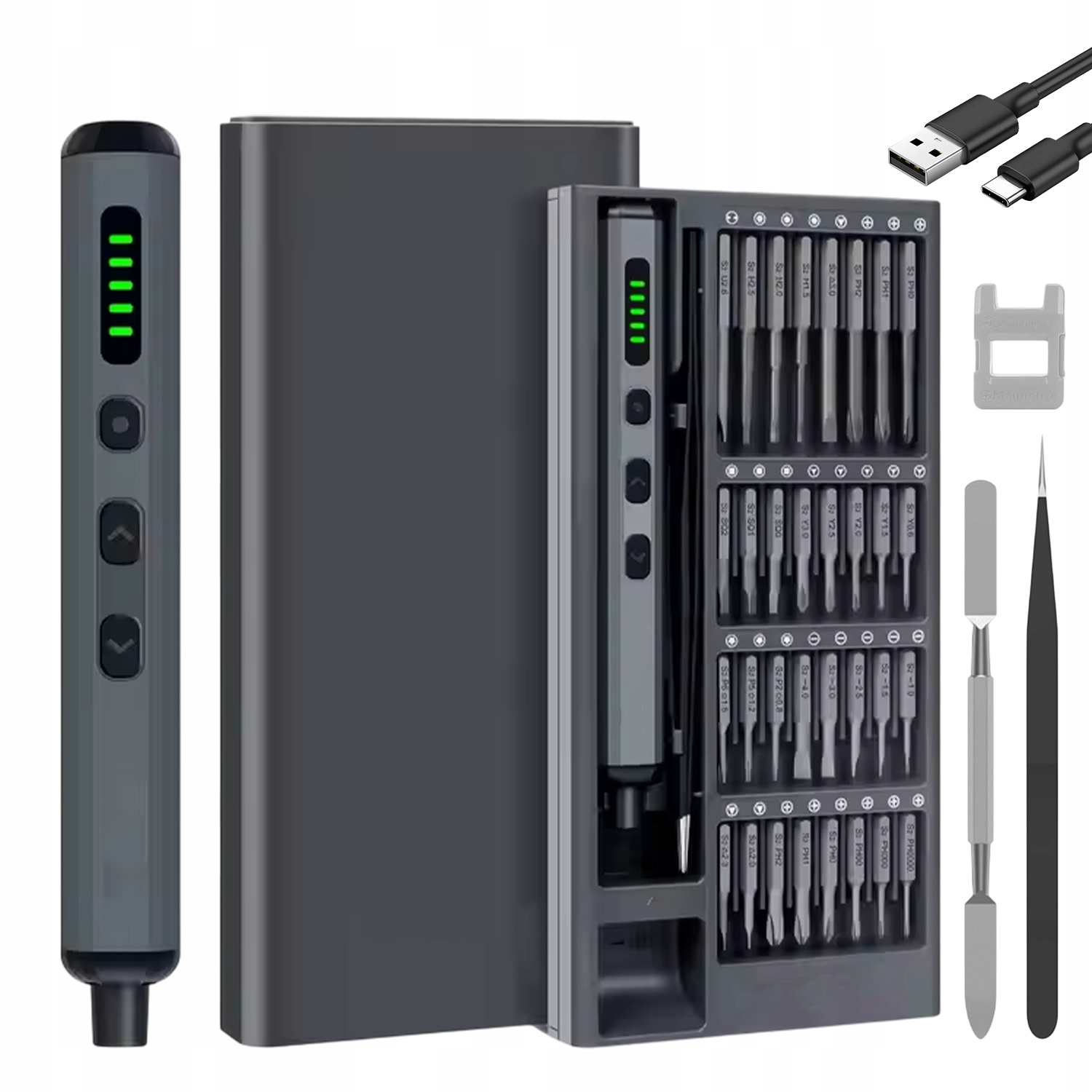 Šroubovák Elektrický Akumulátorový Šroubovák S Led Svítilnou 68 V 1