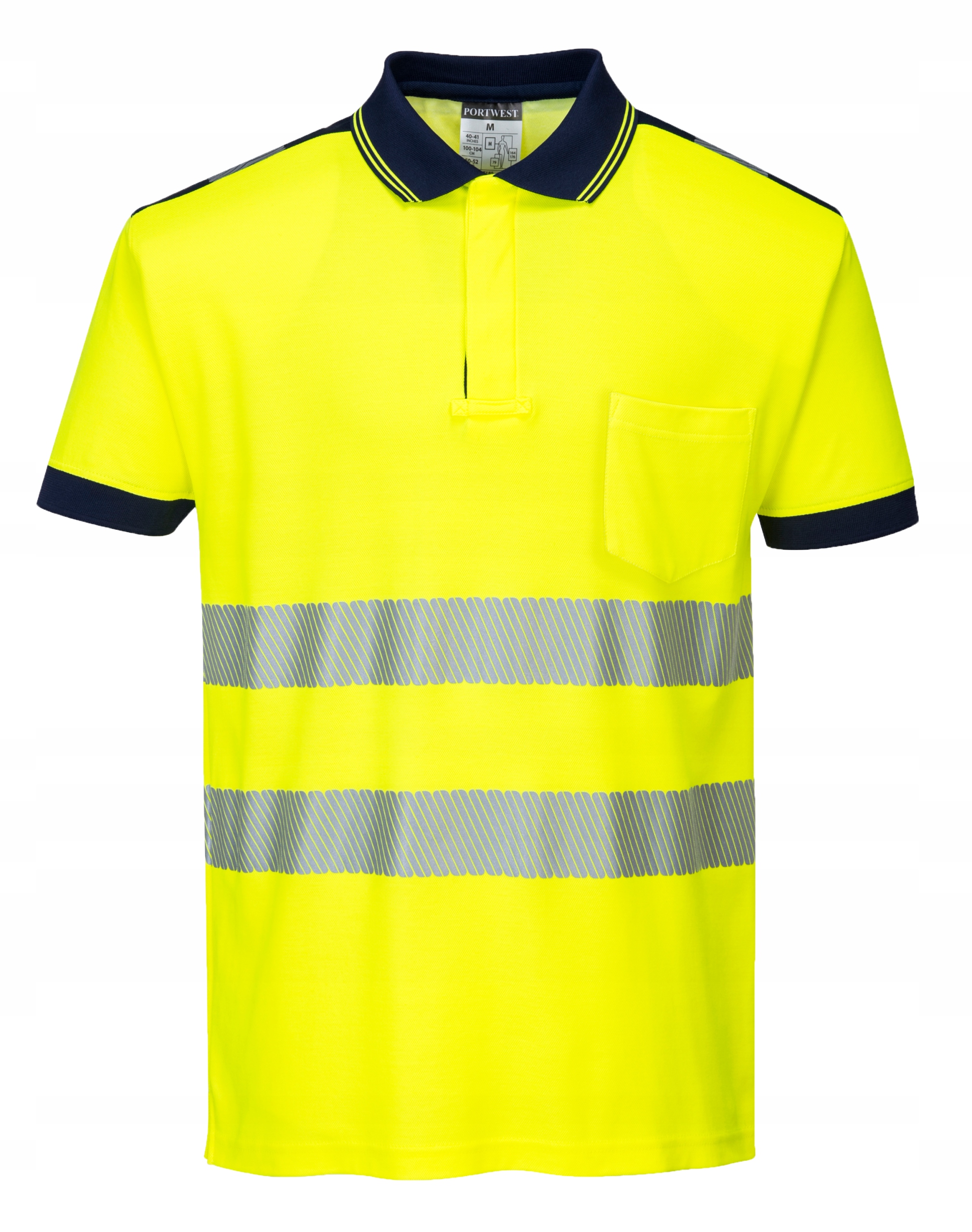 Výstražné polo tričko Portwest T180YNR vel. S