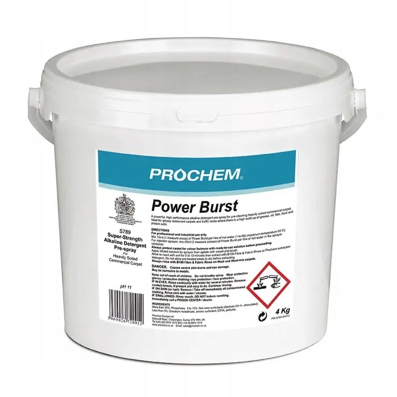 PROCHEM Power Burst 4kg prespray do prania dywanów