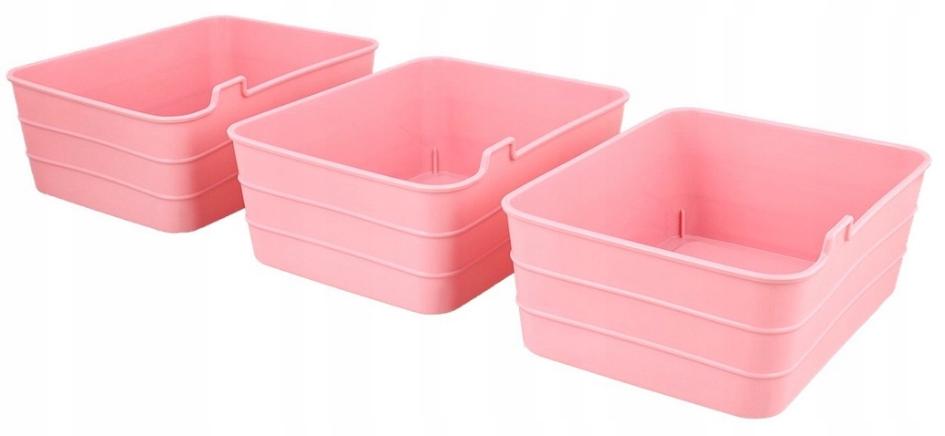 ZESTAW 3 x ORGANIZER ELASTYCZNY POJEMNIK KOSZYK r