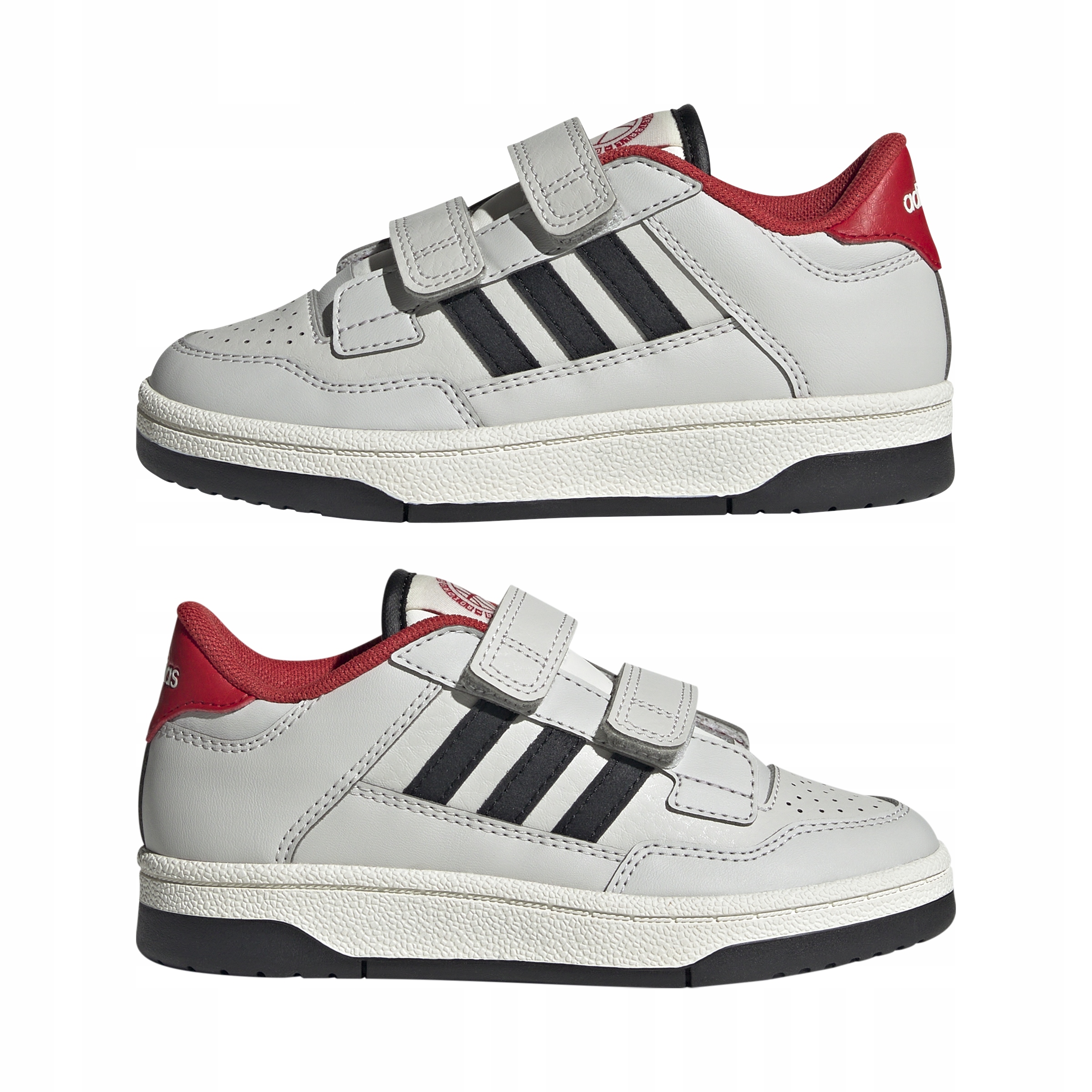 buty dziecięce adidas Rapid Court Cf C r 33 JS0636 szare
