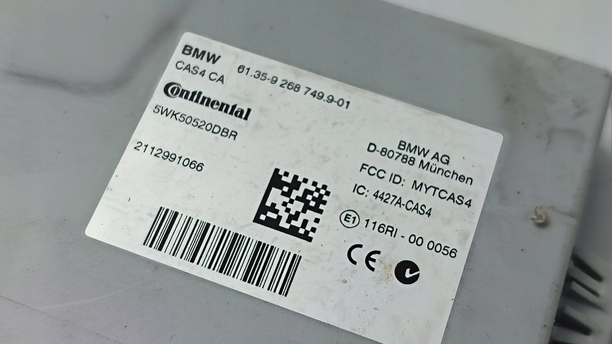 modulo CAS4 9268749 BMW F01 F02 750Li xDrive