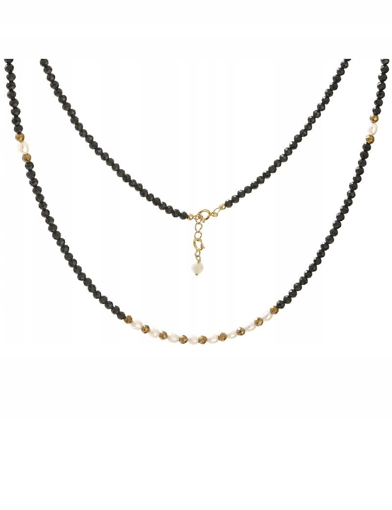 

Złoty Choker Spinel Perła 925