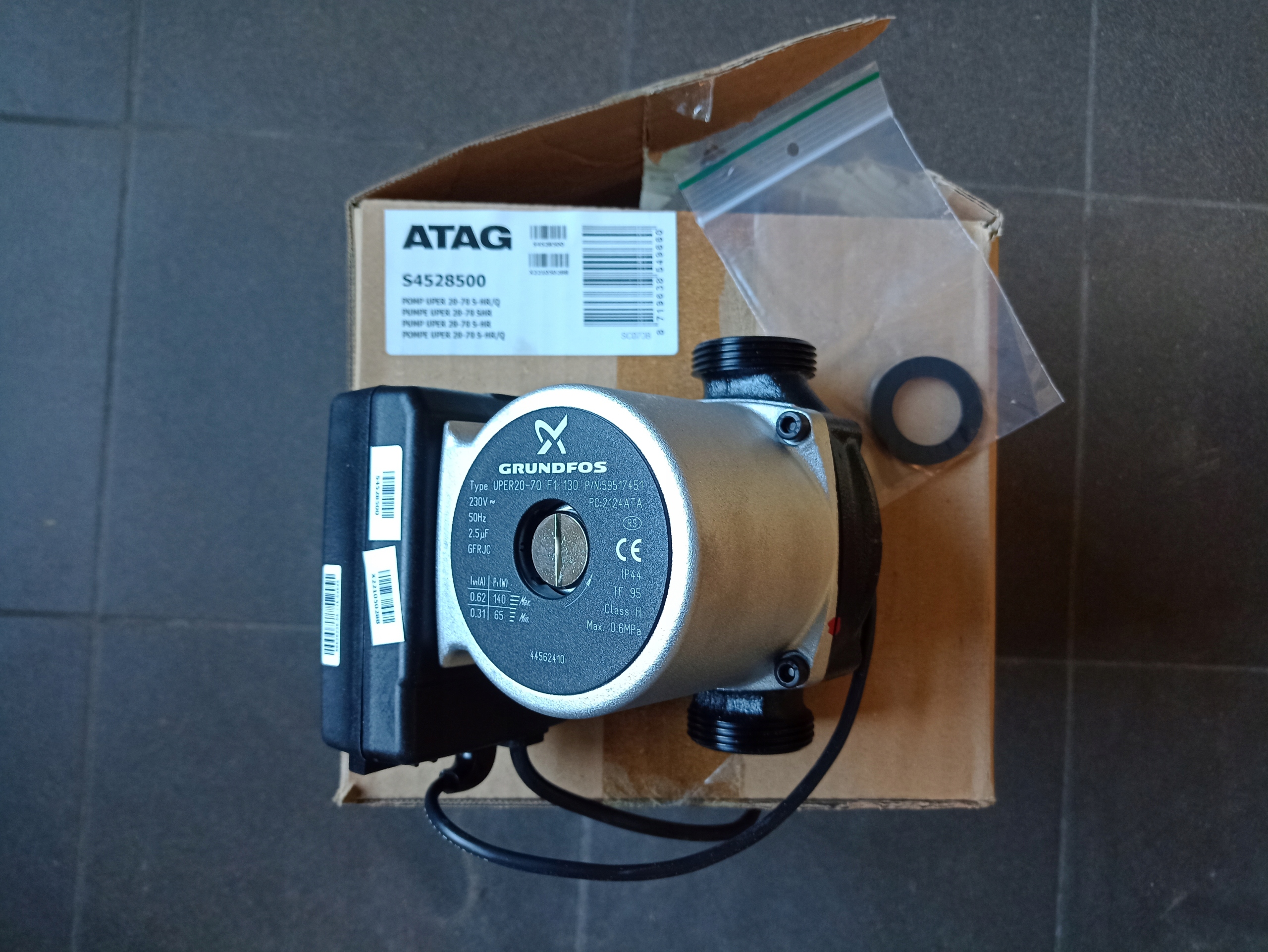 Pompa Atag S4528500 Grundfos UPER20-70 F1 130 (59517451)