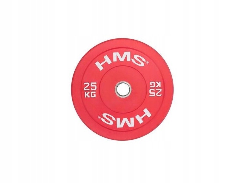 Talerz olimpijski Hms CBR25 Czerwony (25 kg)