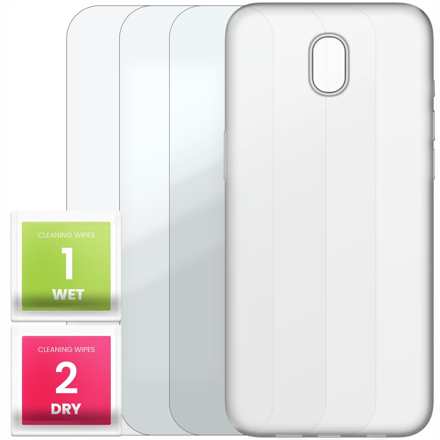 Etui 3x Szkło Hartowane Do Samsung Galaxy J5 2017 J530 (Clear, Płaskie)