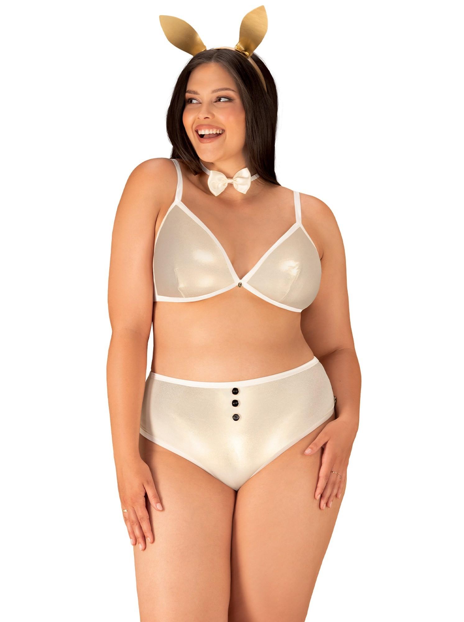 Převlek králíčka obsessive neo goldes 2xl