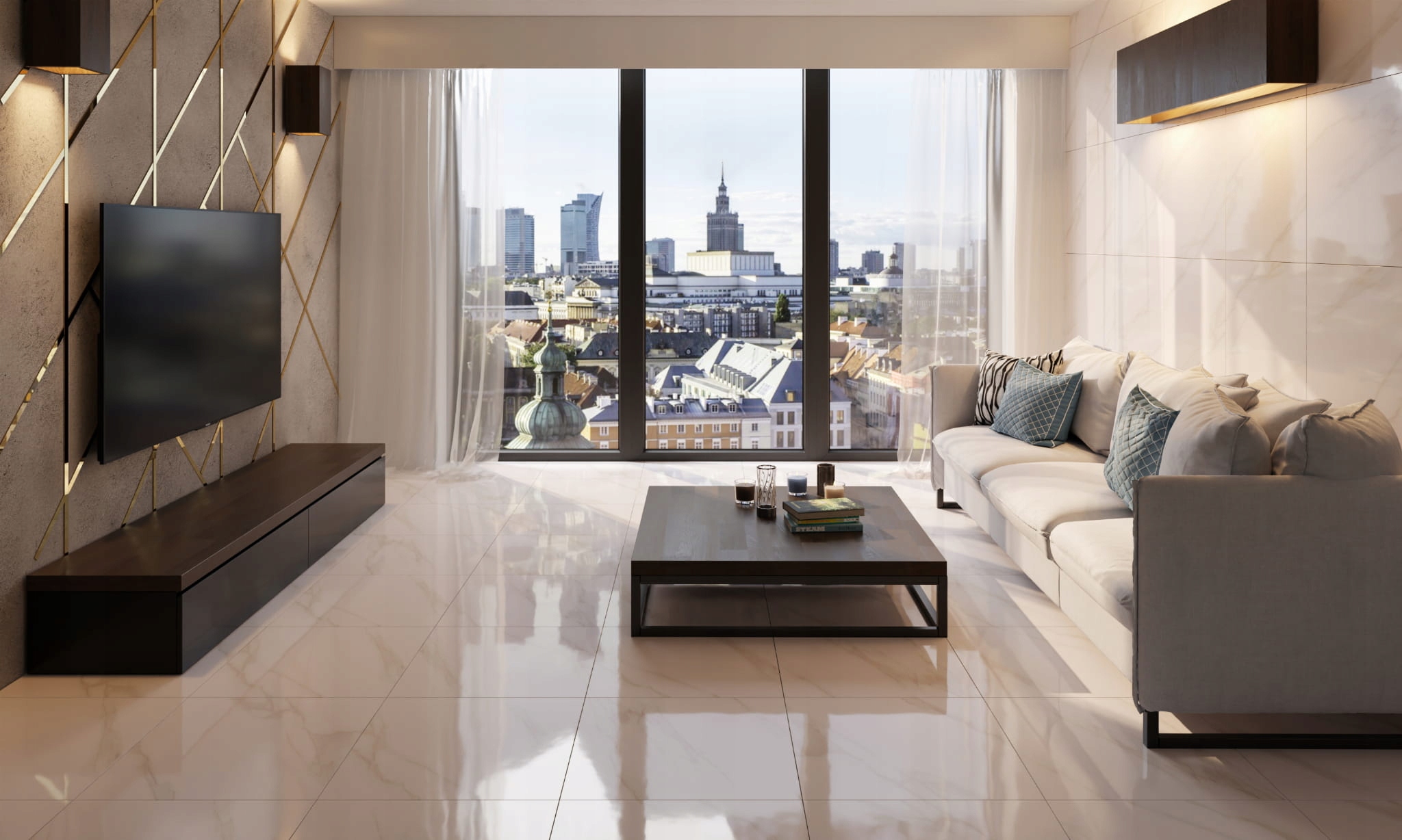 PŁYTKA GRES ONYX SARE MARMUR POLER 59cmx59cm Typ gres