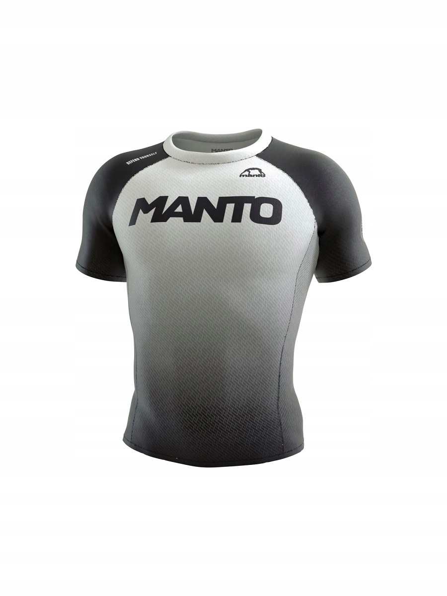 Manto Rashguard Shortsleeve Rank biały M