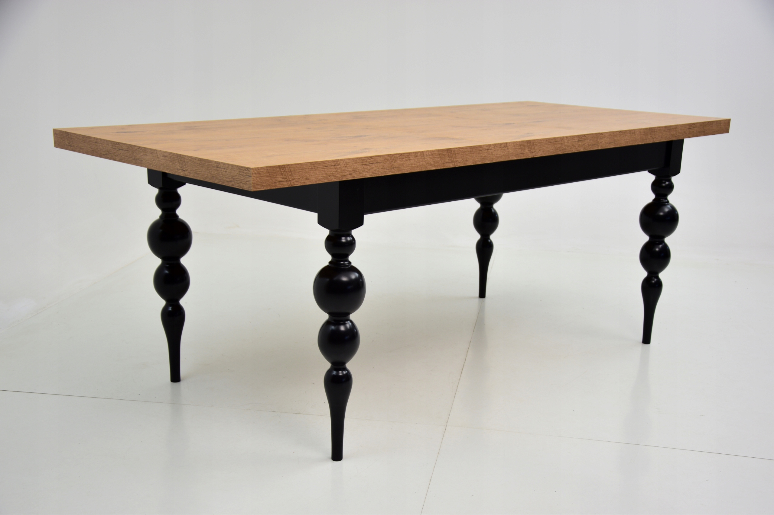 Klasyczny duży ROZKŁADANY stół 90x160/210 Głębokość mebla 160 cm