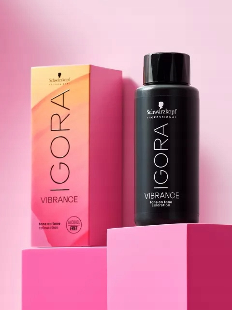 Schwarzkopf IGORA Vibrance farba Ton w Ton 9-55 Bardzo Jasny Blond Złoty Kod producenta 9-55 Bardzo Jasny Blond Złoty