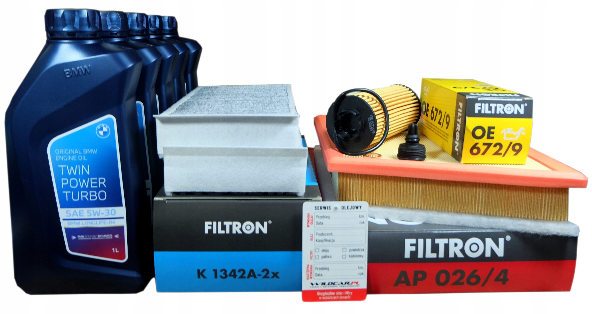 3x filter Filtron olej 5v30 originál Bmw 1 F40 116d 118d 120d 116i 118i