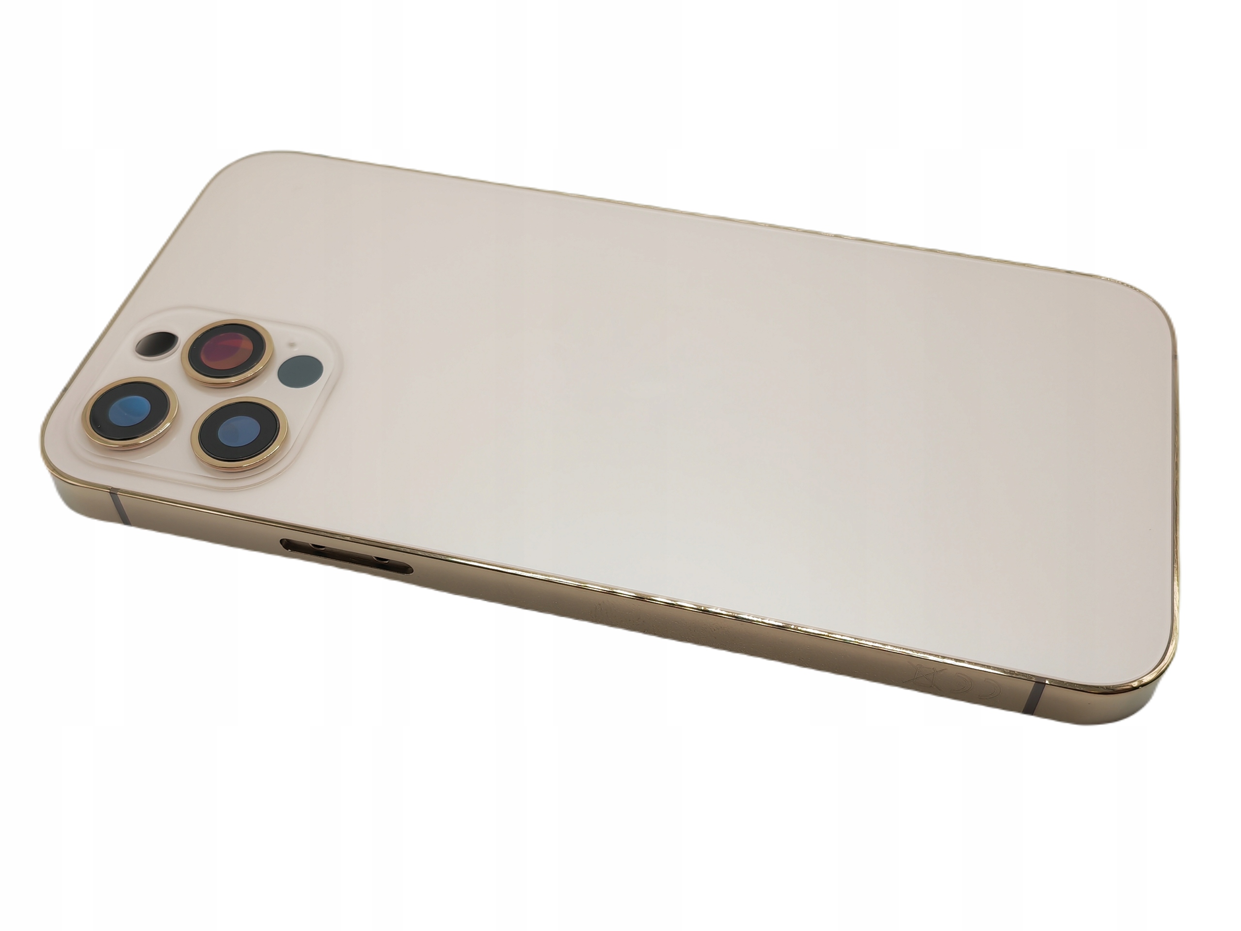 Obudowa Panel Tył Korpus Ramka Pasuje Do Iphone 12 Pro Złoty