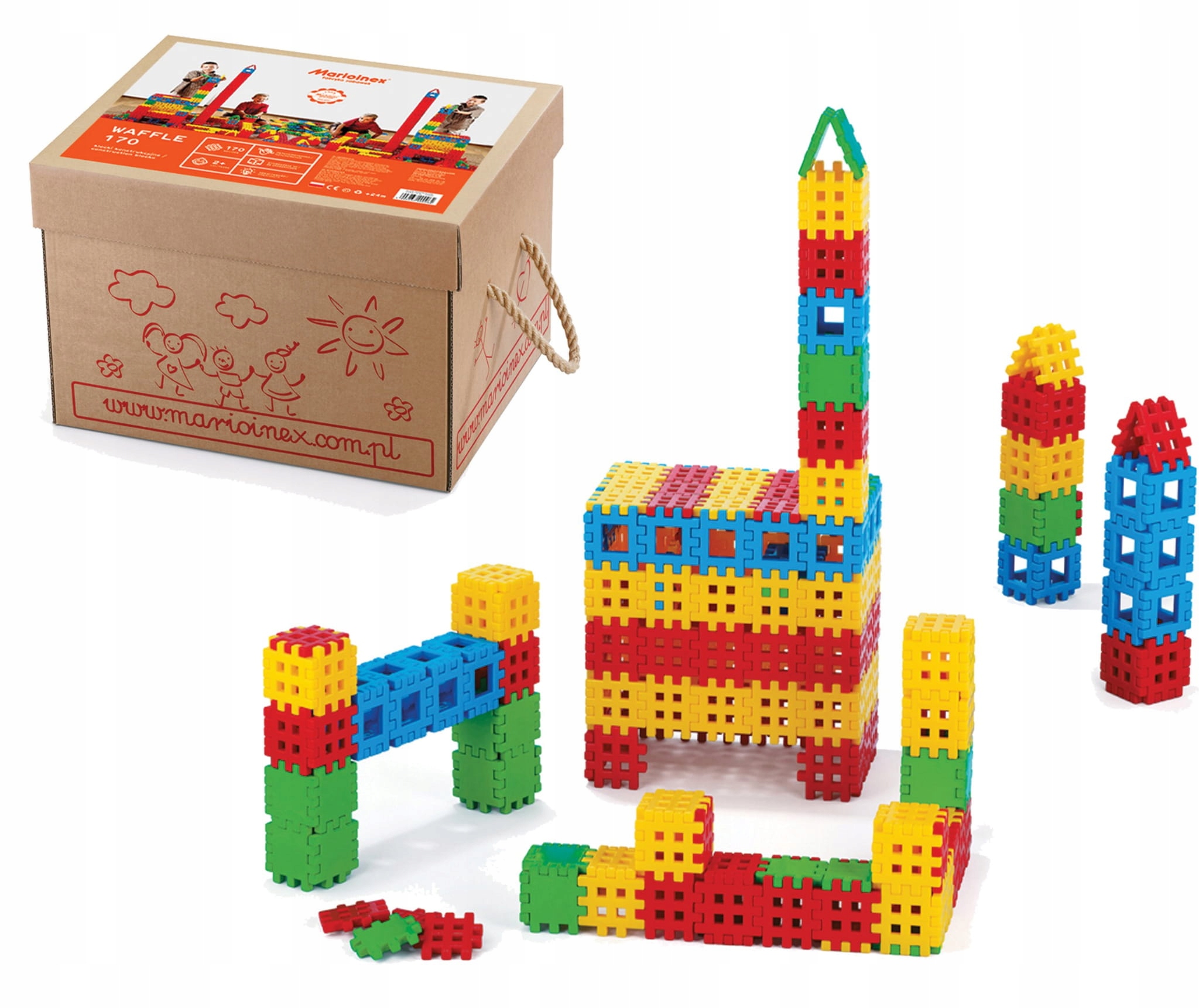 

Marioinex klocki konstrukcyjne wafle 170 karton
