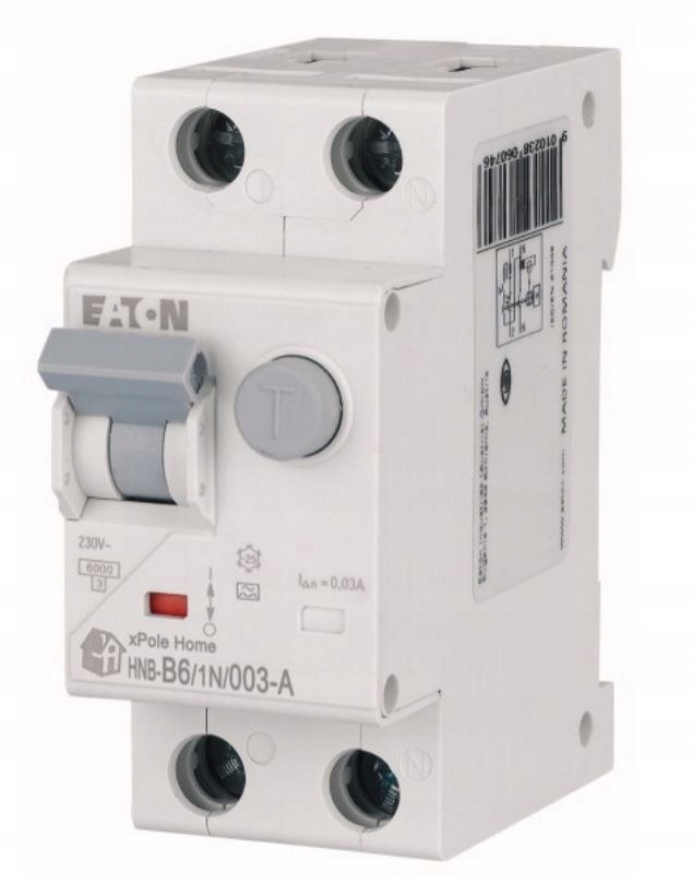 Kombinovaný vypínač 6kA typ A HNB-B6/1N/003-A