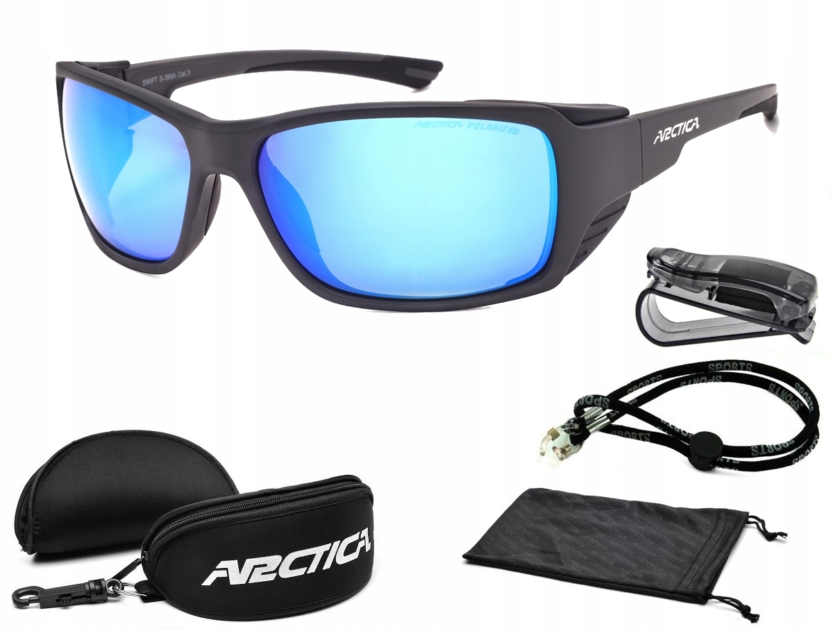 Arctica S-366A Polarizační Brýle Kategorie 3 UV400 Sportovní Boční Kryty