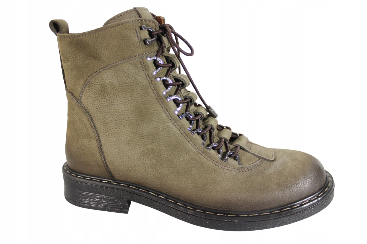 Kotníkové Boty Venezia Y008NUKHOBB044 VEL.36 Kůže Zelená Nubuk