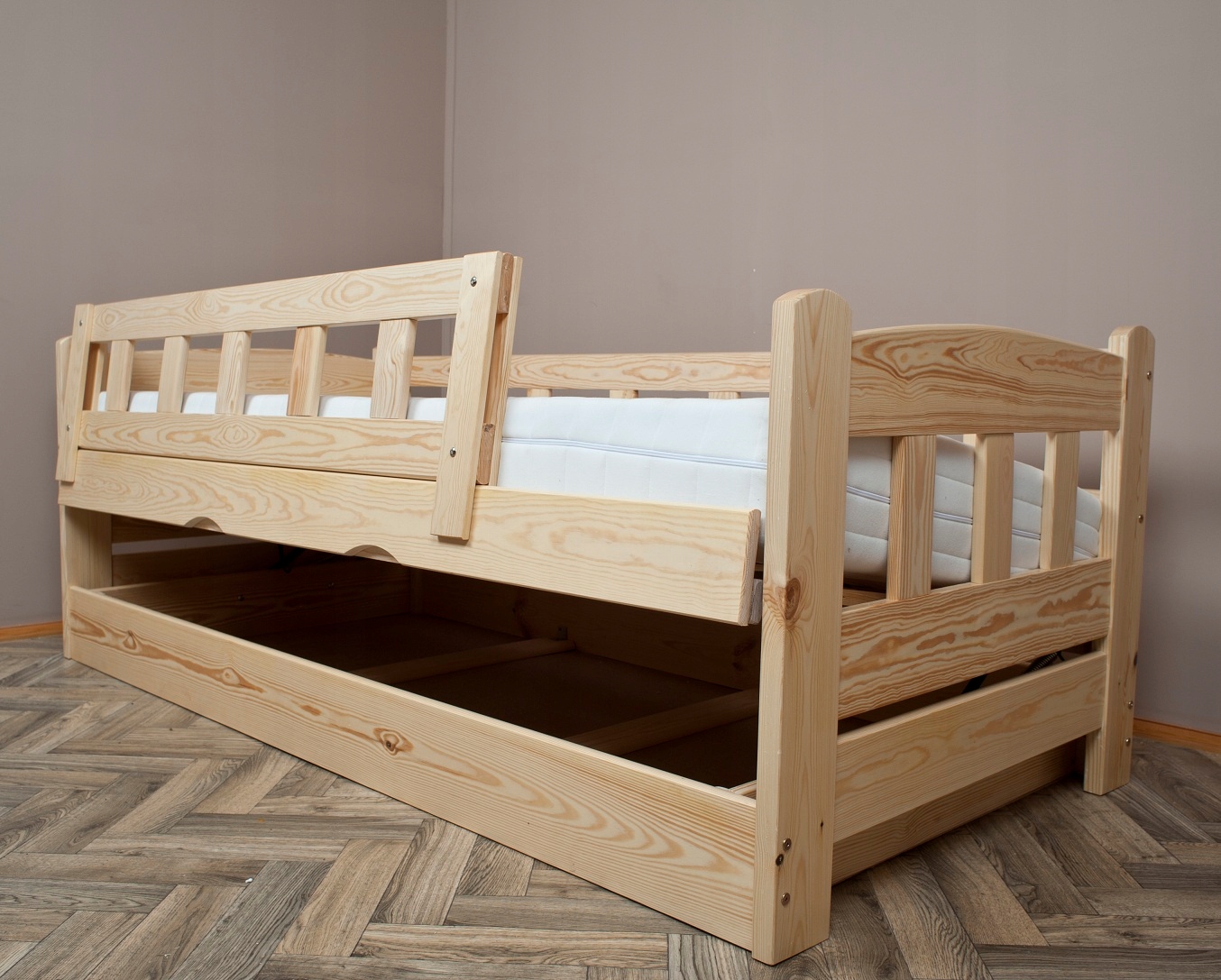 BINGO 160x200 łóżko z pojemnikiem otwierane +150kg