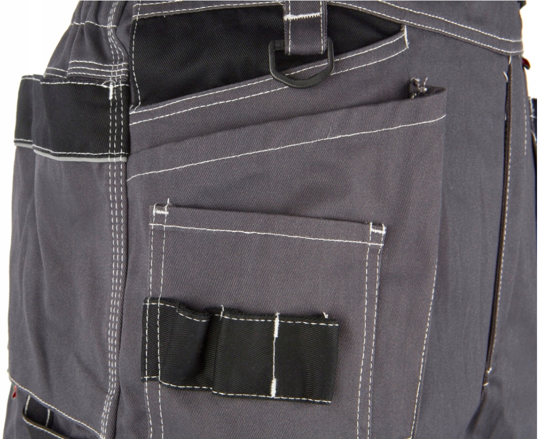 Spodnie ogrodniczki Stalco ALLROUND LINE szaro-czarne r. XXL S-44451