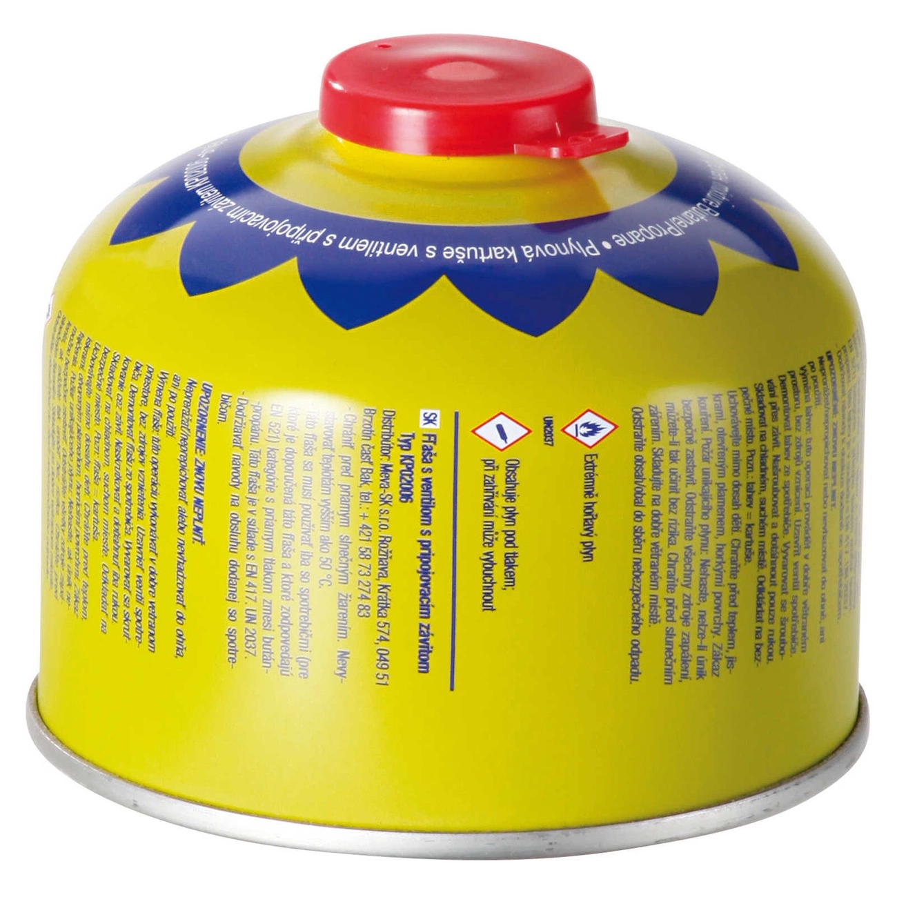 6 x Kartušová náplň do plynového hořáku závit 7/16 230 g