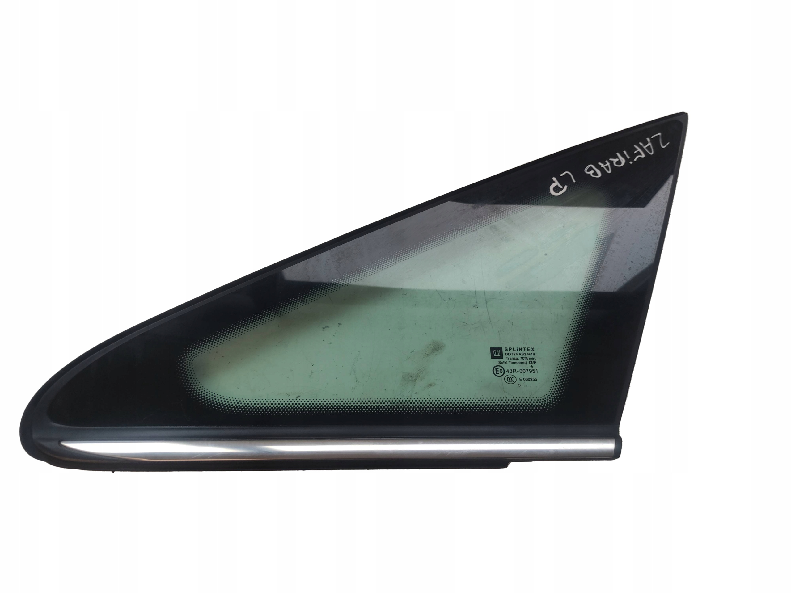 SZYBA KAROSERYJNA LEWA PRZEDNIA OPEL Zafira B