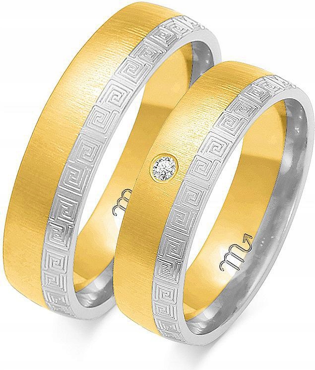 Zlaté svatební prsteny ryzost 585 r 35 36 37 unikátní svatební svatba