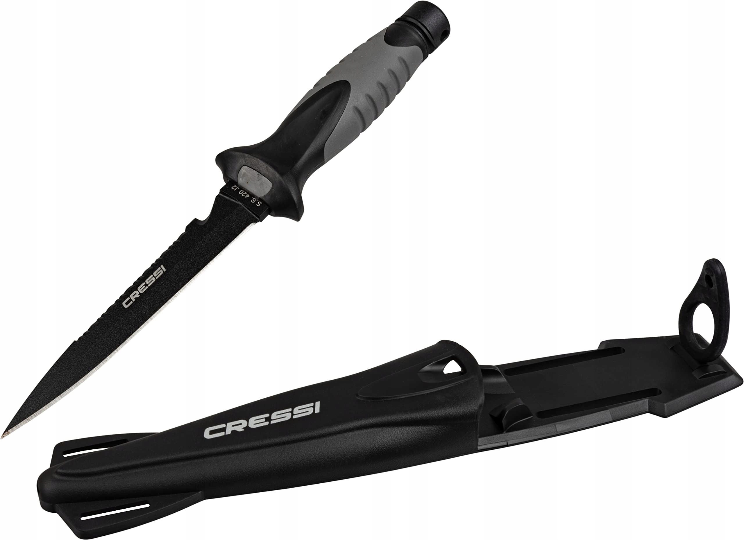 Cressi Finisher Knife RC559300 nůž černý 26 cm