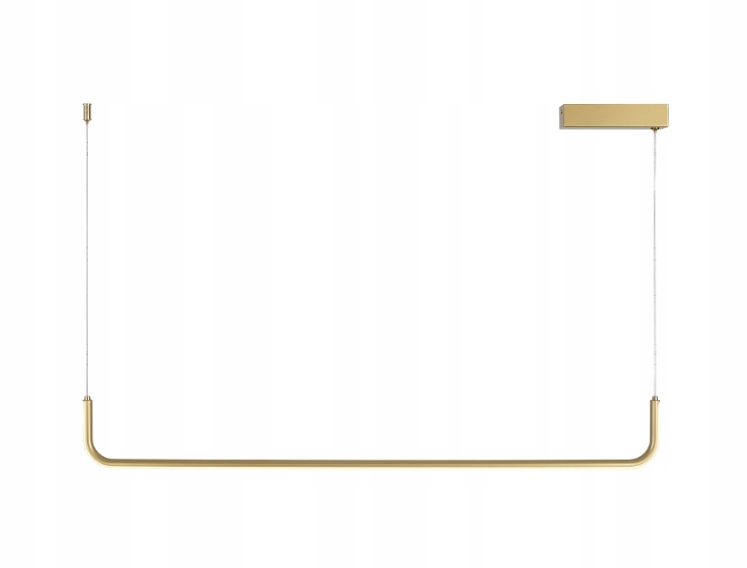 Patinar Lampa liniowa wisząca Led 90 cm, 12W, 3000K, złota