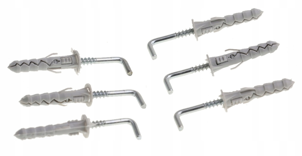

Kołek Rozporowy 6x30 mm Hak Kątowy 6 sztuk