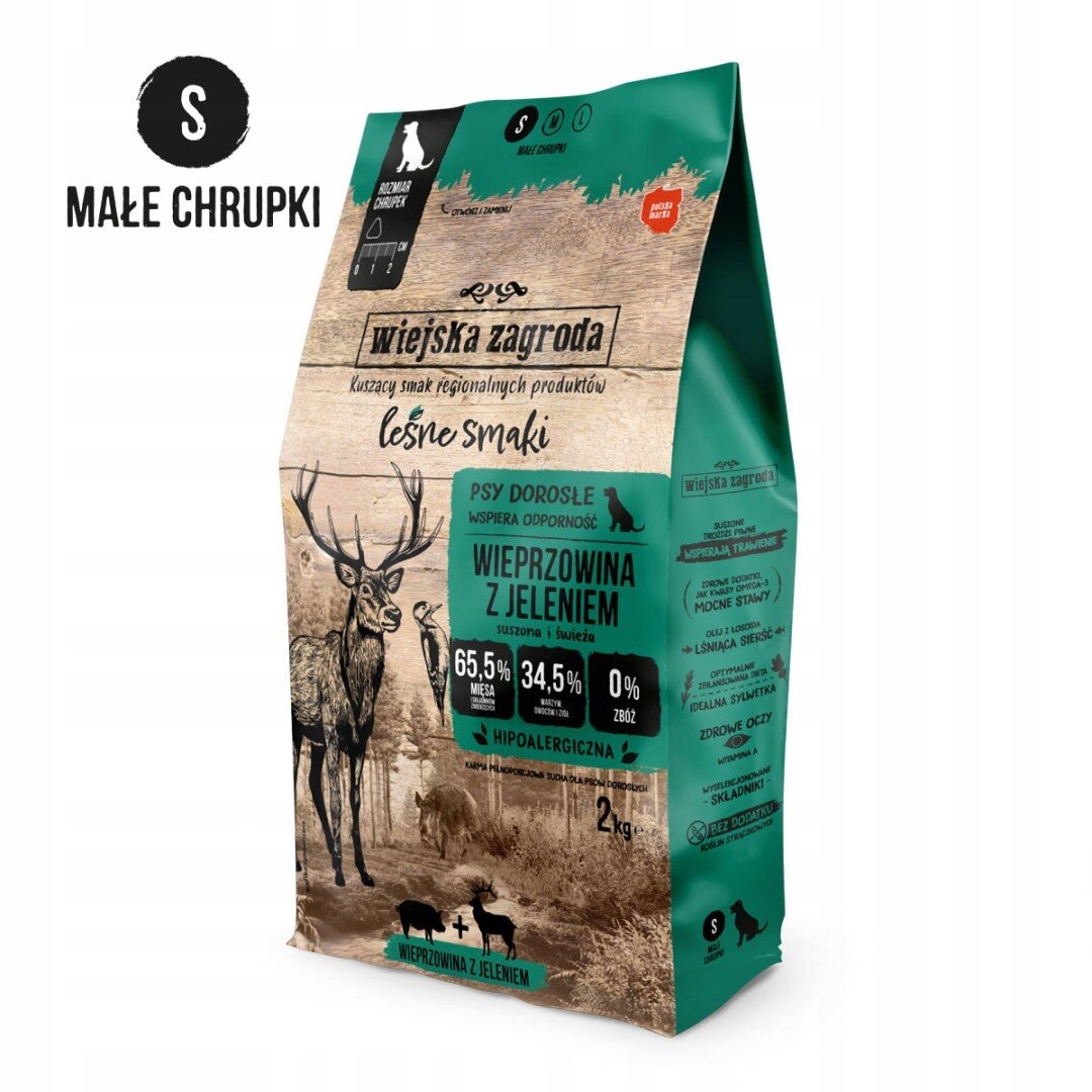 Levně Wz lesní příchutě vepřové maso, s jelenem S, 2 kg