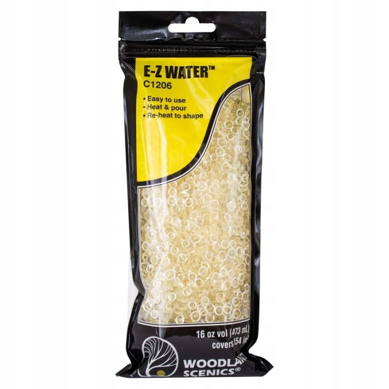 WC1206 Imitace vody v granulátu E-z Water, Woodland Scenics, 473 ml