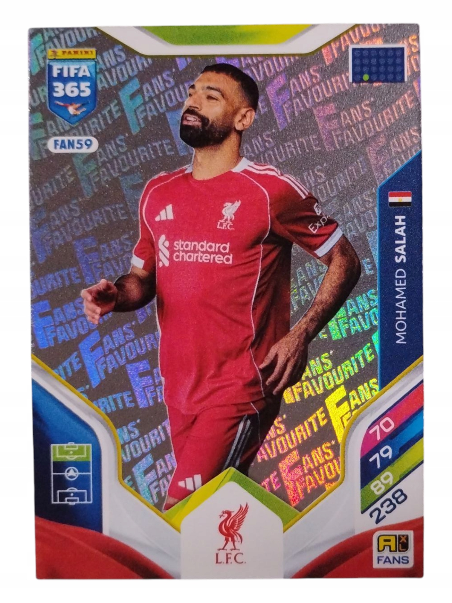 Panini Fifa 365 2026 Fans Favourite Mohamed Salah Liverpool FAN59