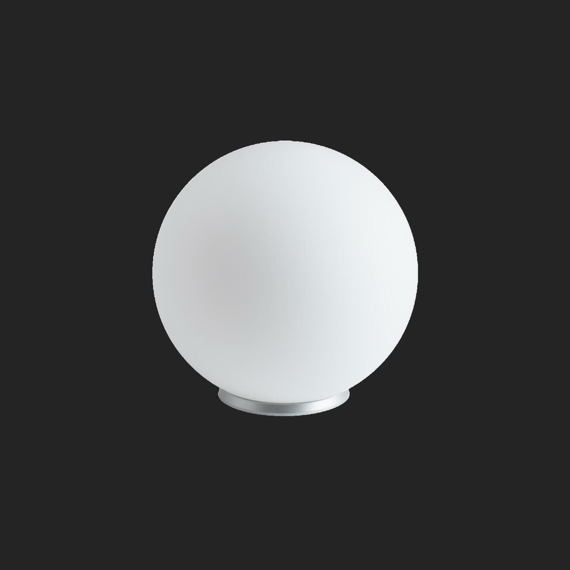 Osmont 50539 Bianca 3 stolná sklenená lampa biela IP40 60W E27