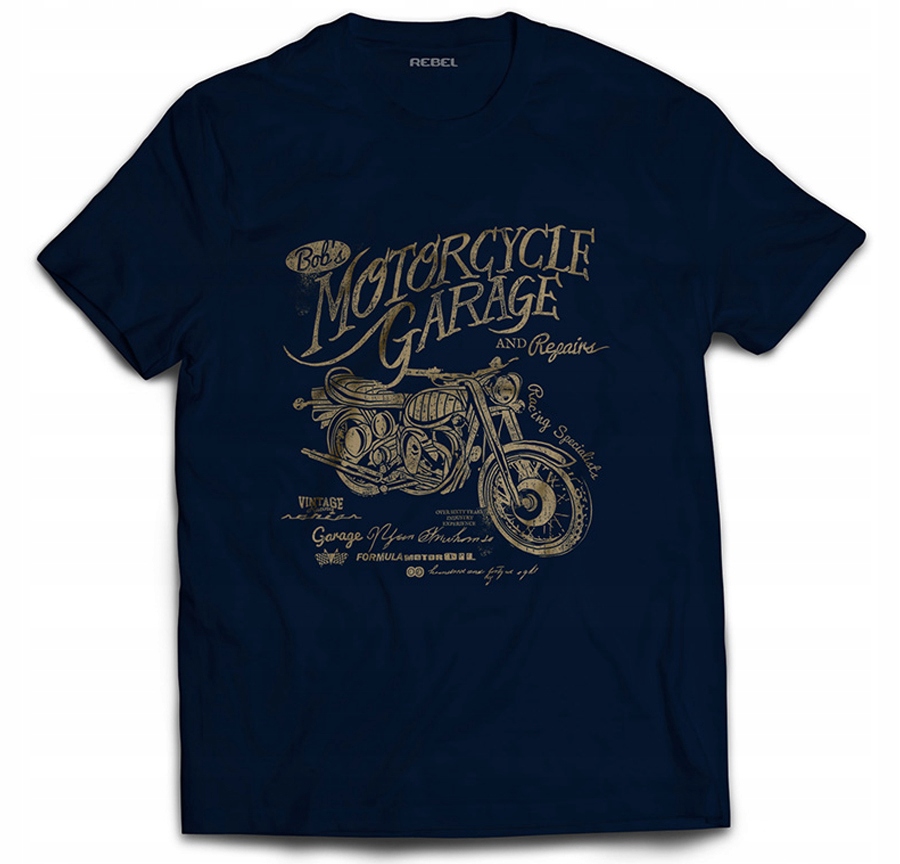 

Prezent Koszulka Motocykl Retro Motor Garage 12