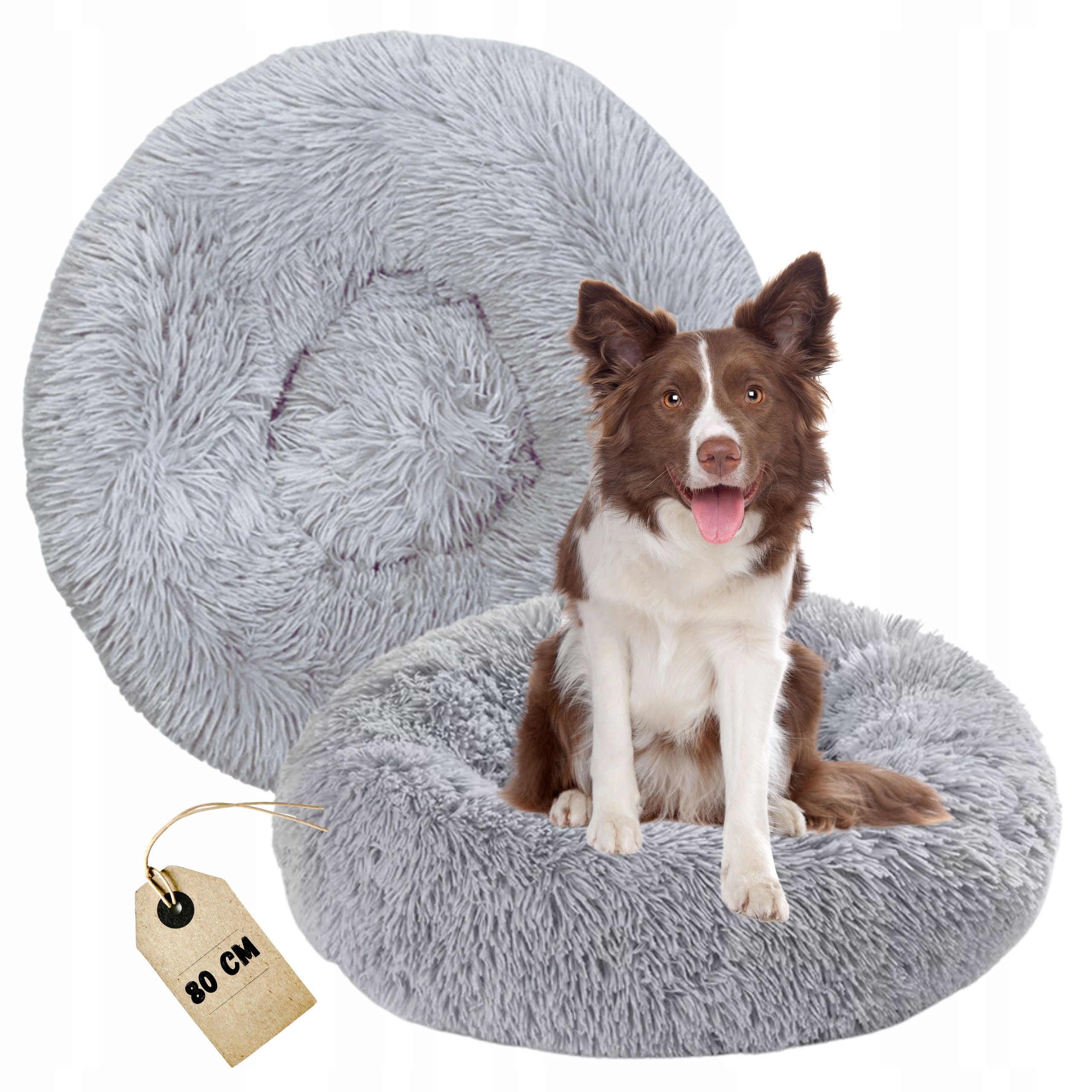 Levně Antistresové pelíšek pro středního psa, měkké, nadýchané, Cozy Obláček 80 cm